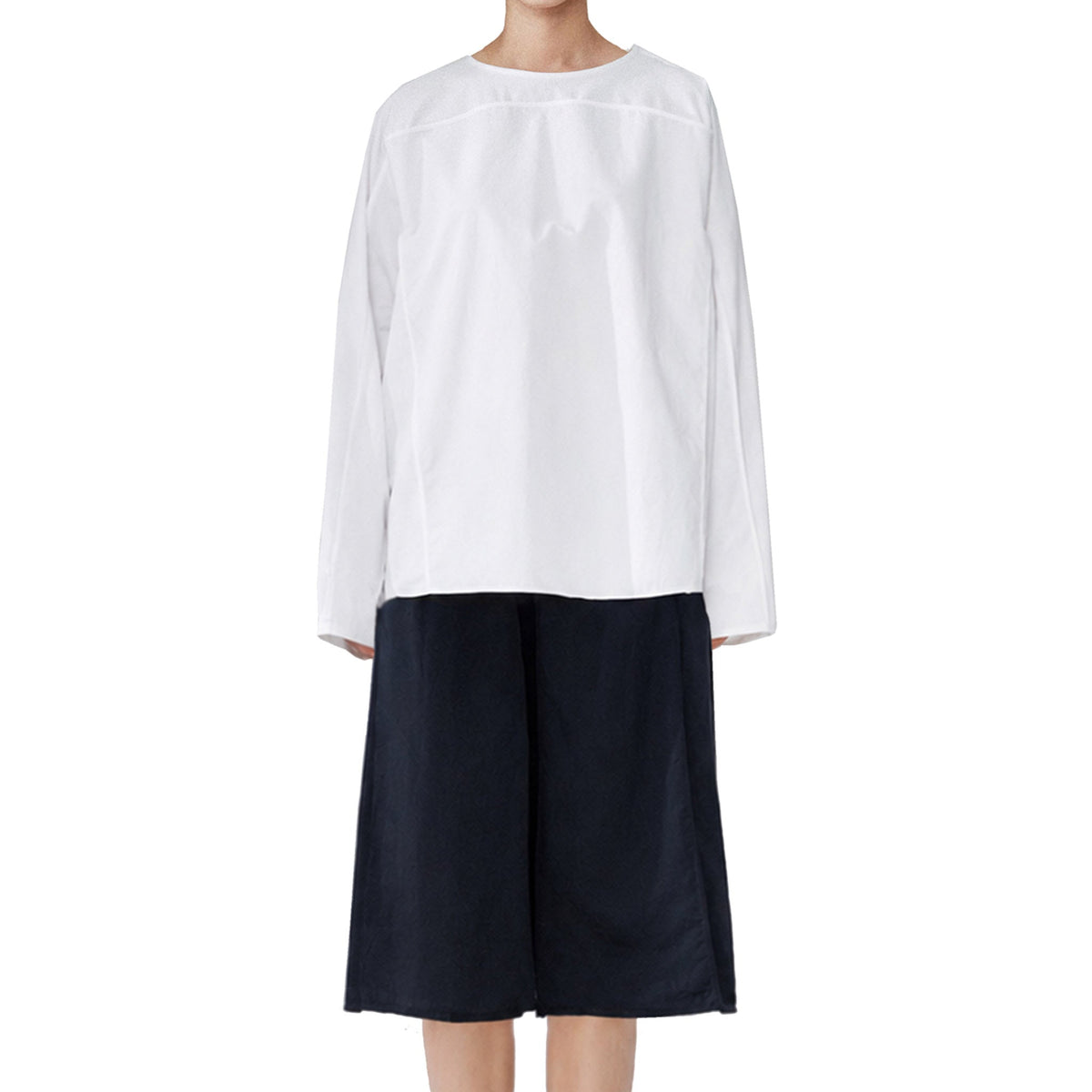 Ang Ex-Hinge Cropped Pants model image back - Starsica Modular