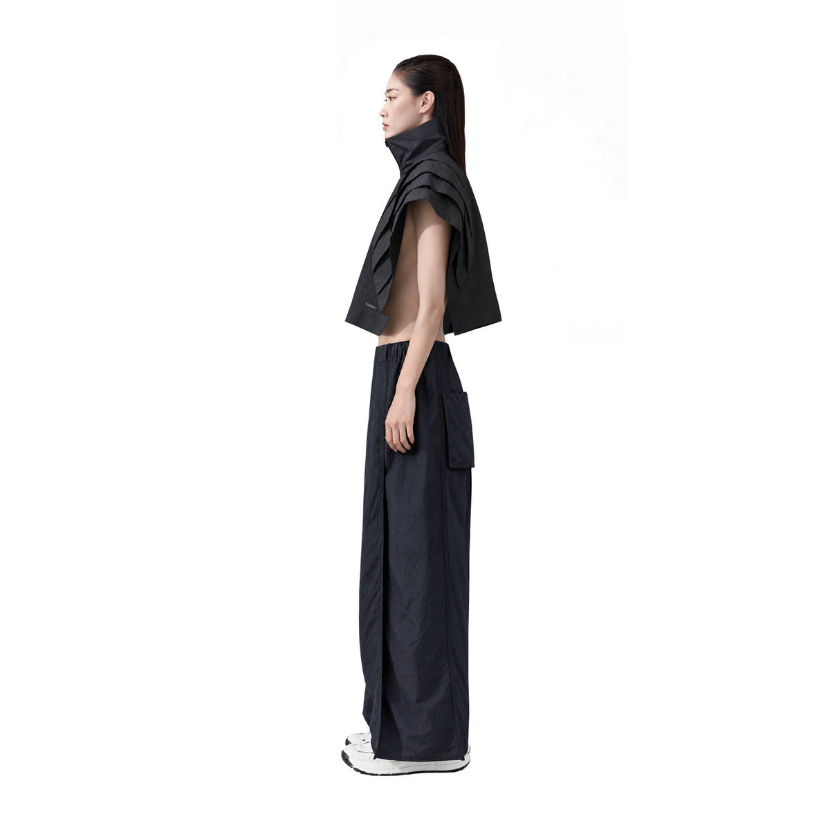 STARSICA MODULAR - Extended Shoulder Full-Zip Vest, buy at DOORS NYC