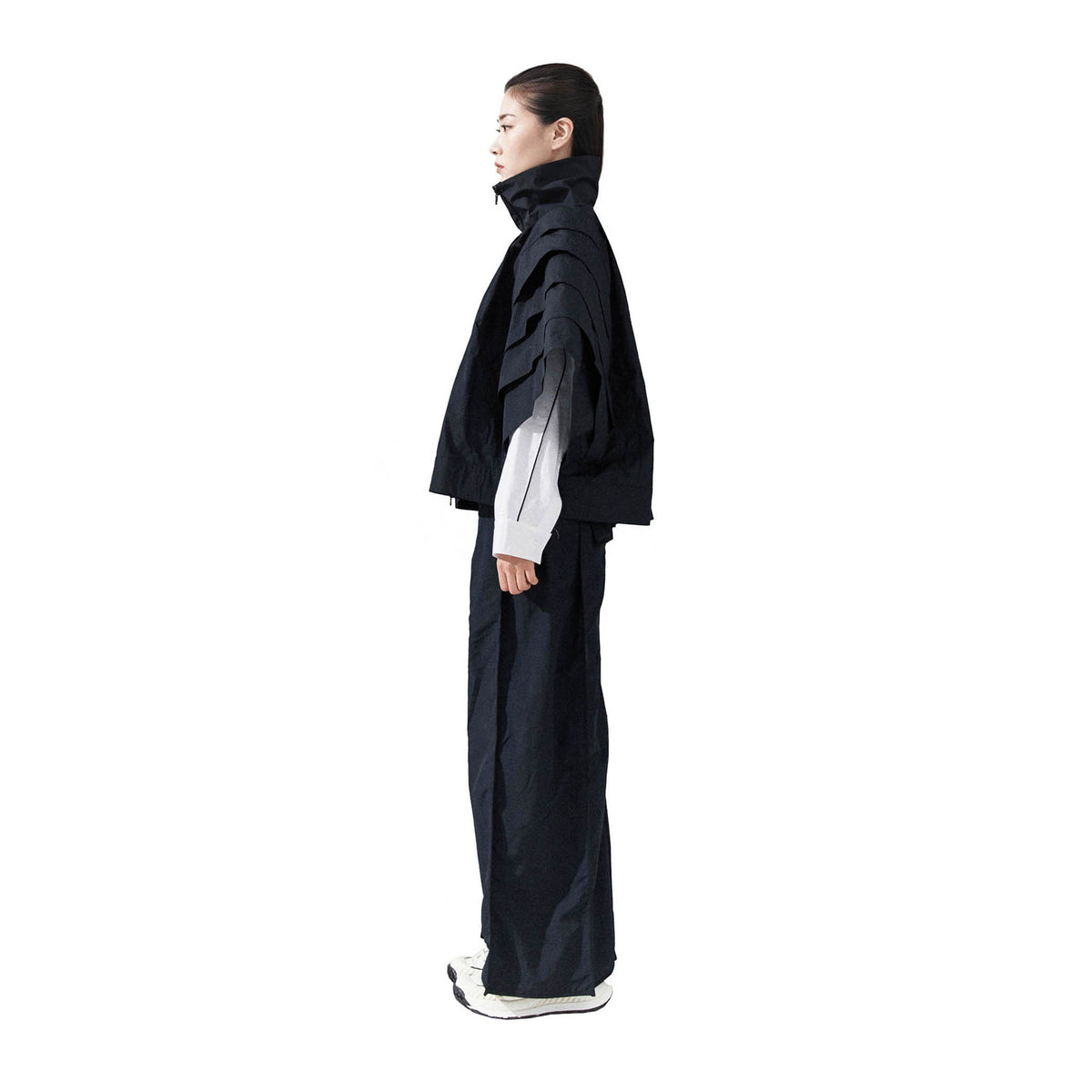 STARSICA MODULAR - Extended Shoulder Full-Zip Vest, buy at DOORS NYC