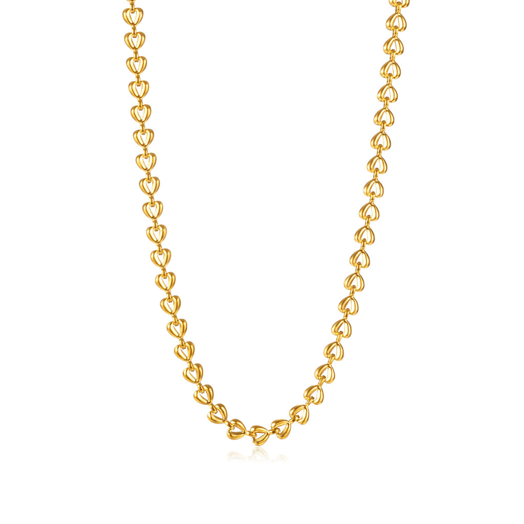 Lovelia Chain Necklace Gold | PR Sample