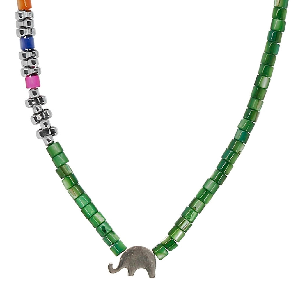 EBRU JEWELRY - Lucky Elephant Choker Necklace, buy at DOORS NYC