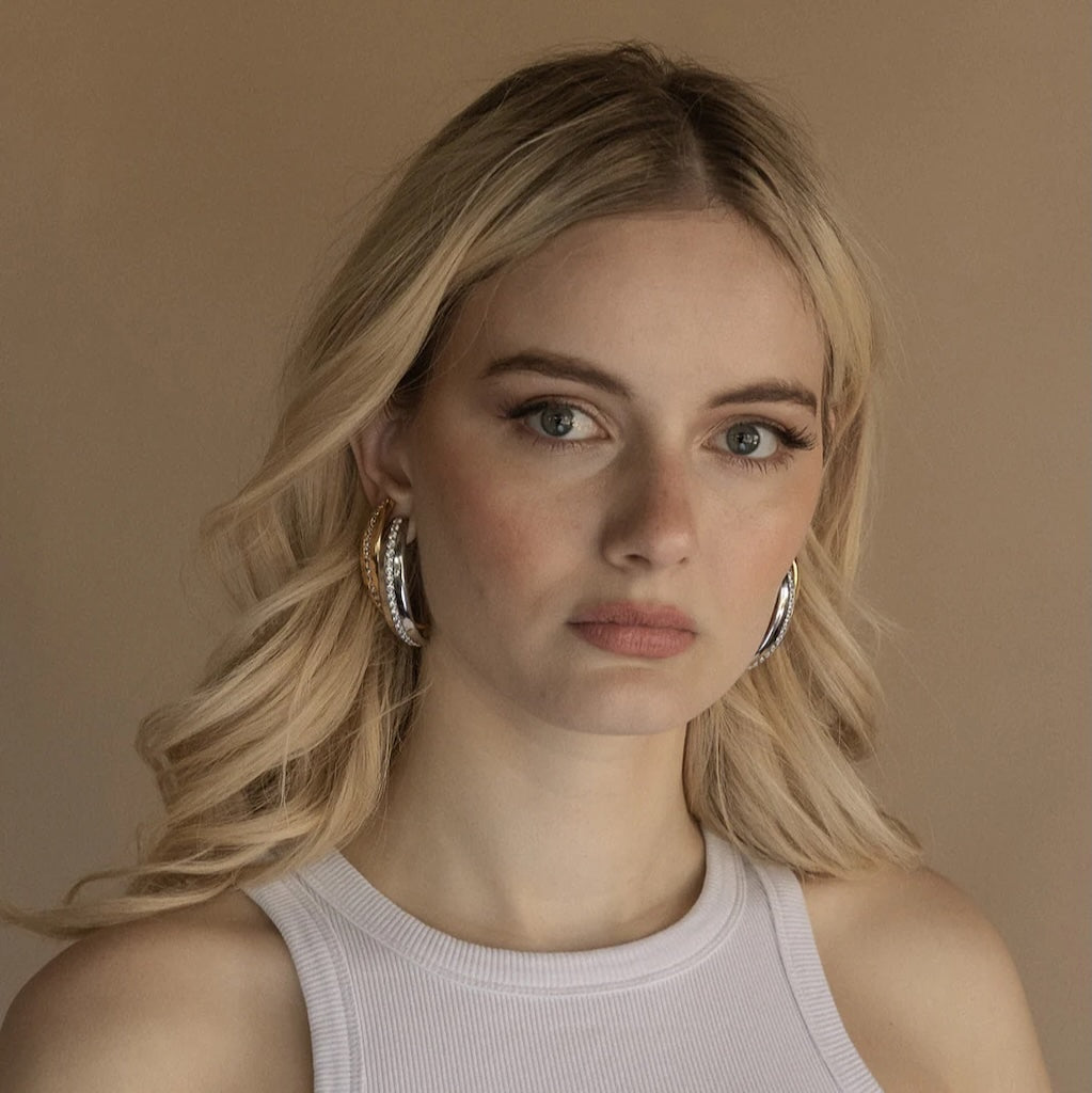 ZEPPLIN THE LABEL - Lustra Hoops | Gold, buy at DOORS NYC