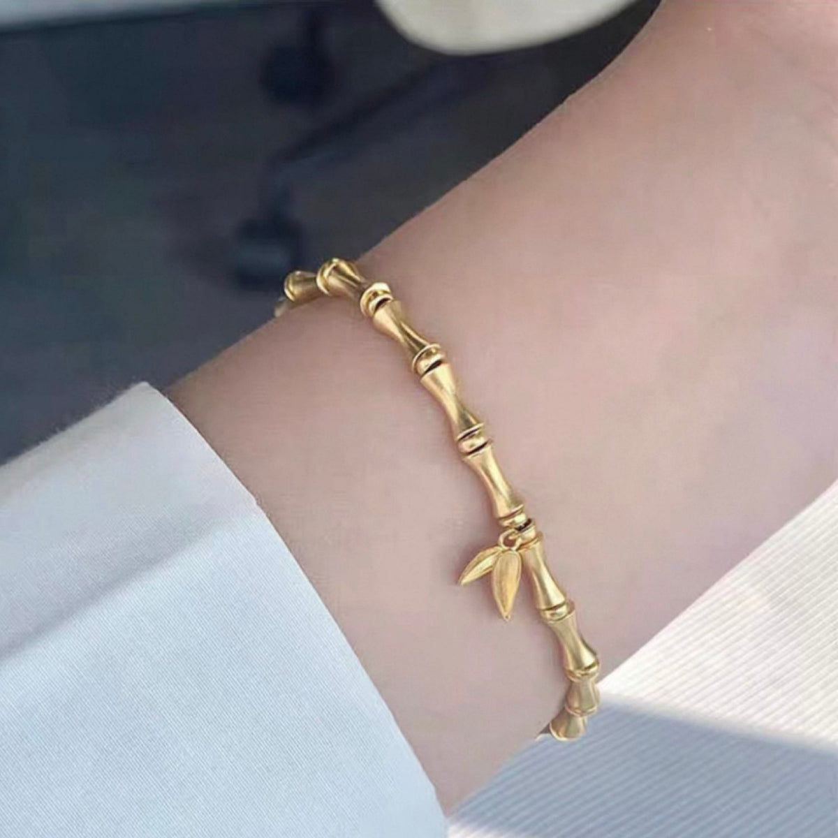 WJY STUDIO - Bamboo Adjustable Bracelet, buy at DOORS NYC