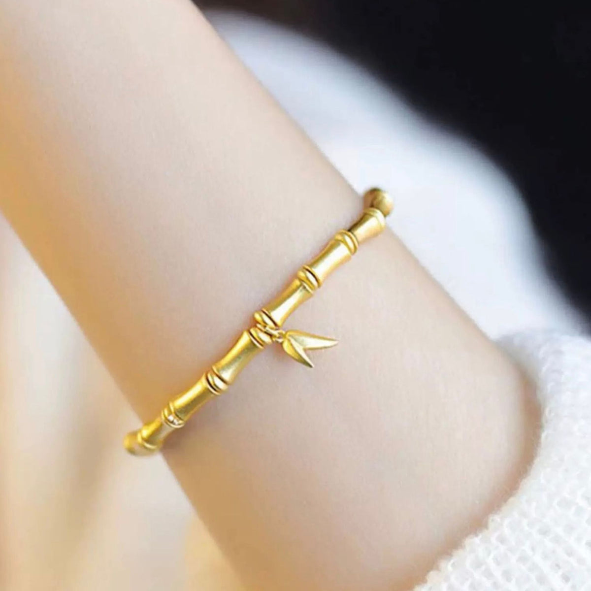 WJY STUDIO - Bamboo Adjustable Bracelet, buy at DOORS NYC
