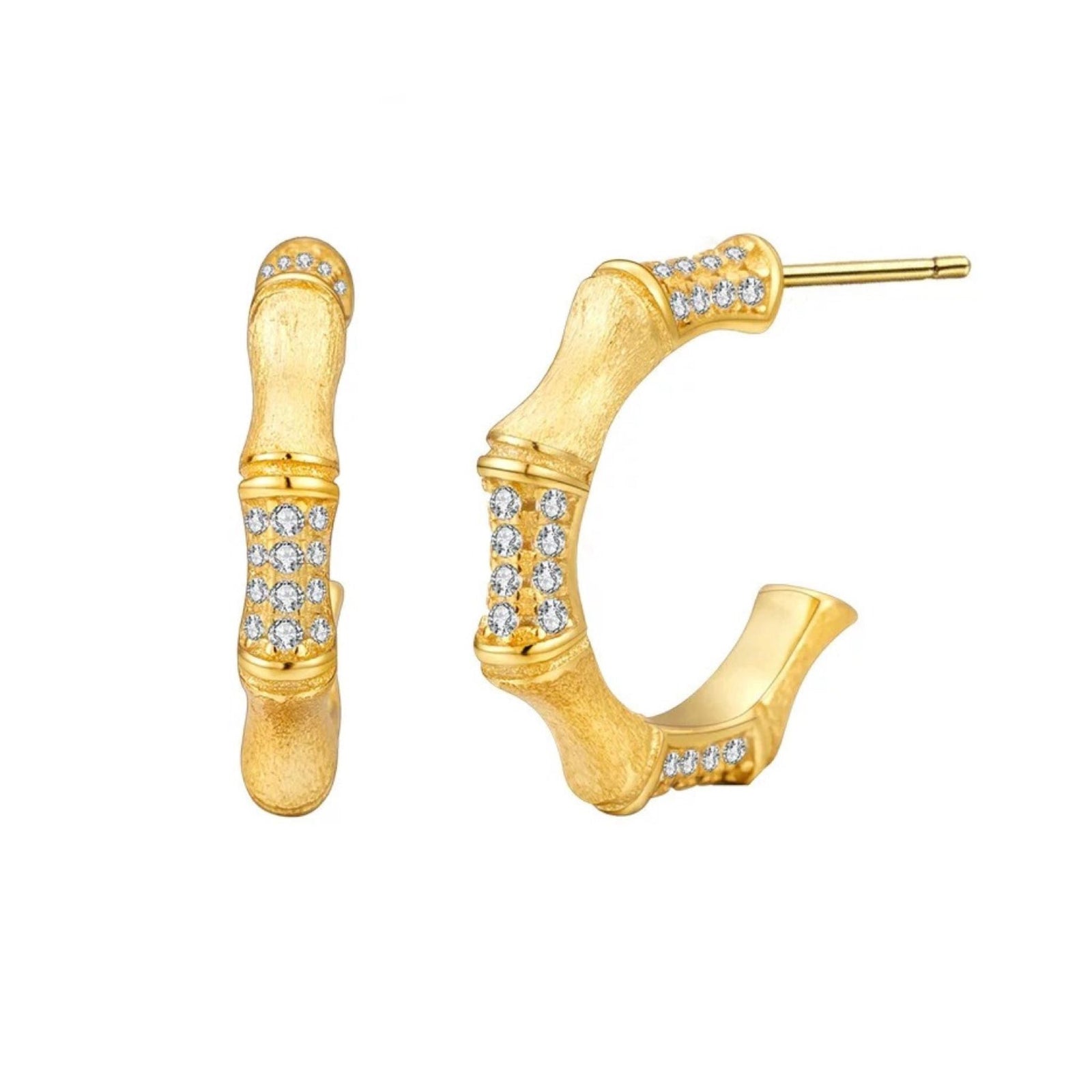 WJY STUDIO - Bamboo Earrings, buy at DOORS NYC