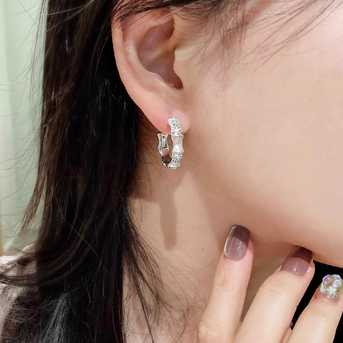 WJY STUDIO - Bamboo Earrings, buy at DOORS NYC