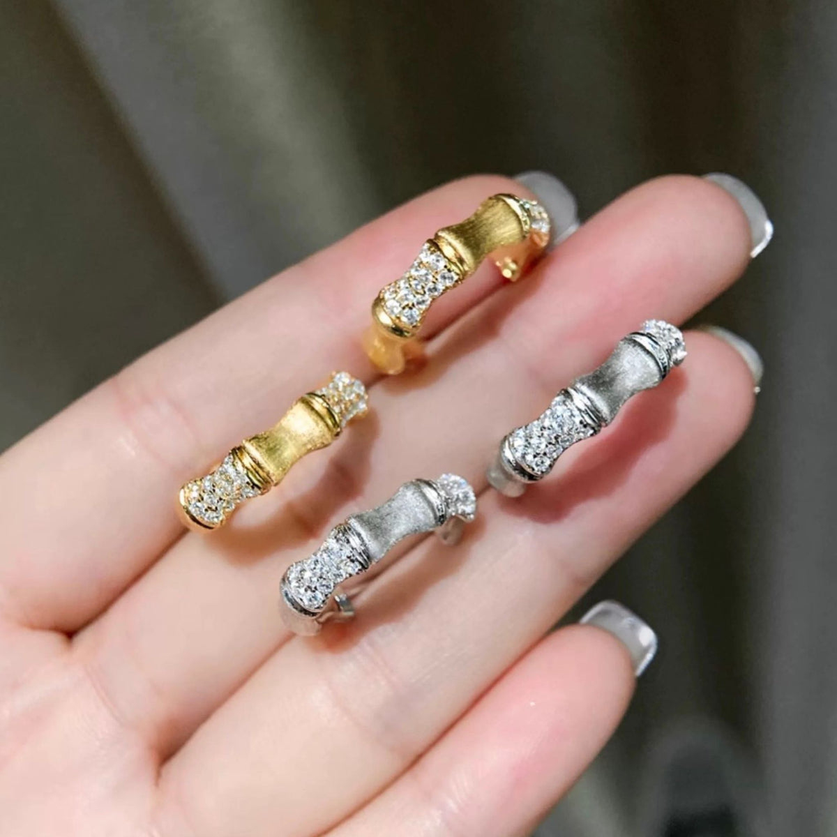 WJY STUDIO - Bamboo Earrings, buy at DOORS NYC