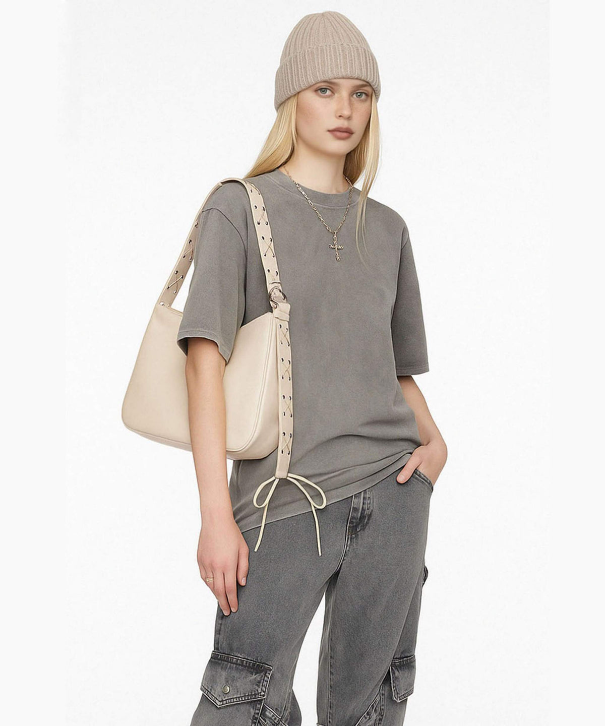 TTMAB - Madison Square Bag| Beige, buy at DOORS NYC