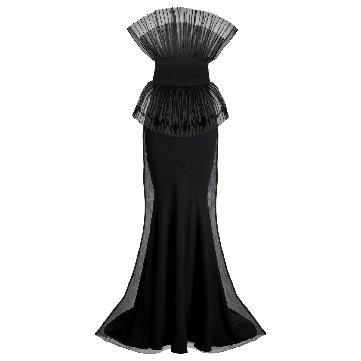 ELSA NILAJ - Peplum Mermaid Gown, buy at DOORS NYC