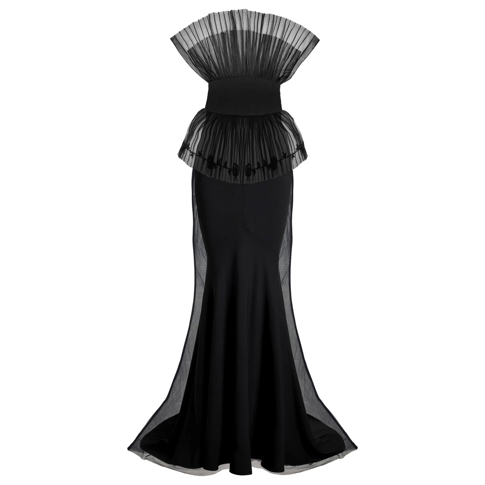 ELSA NILAJ - Peplum Mermaid Gown, buy at DOORS NYC
