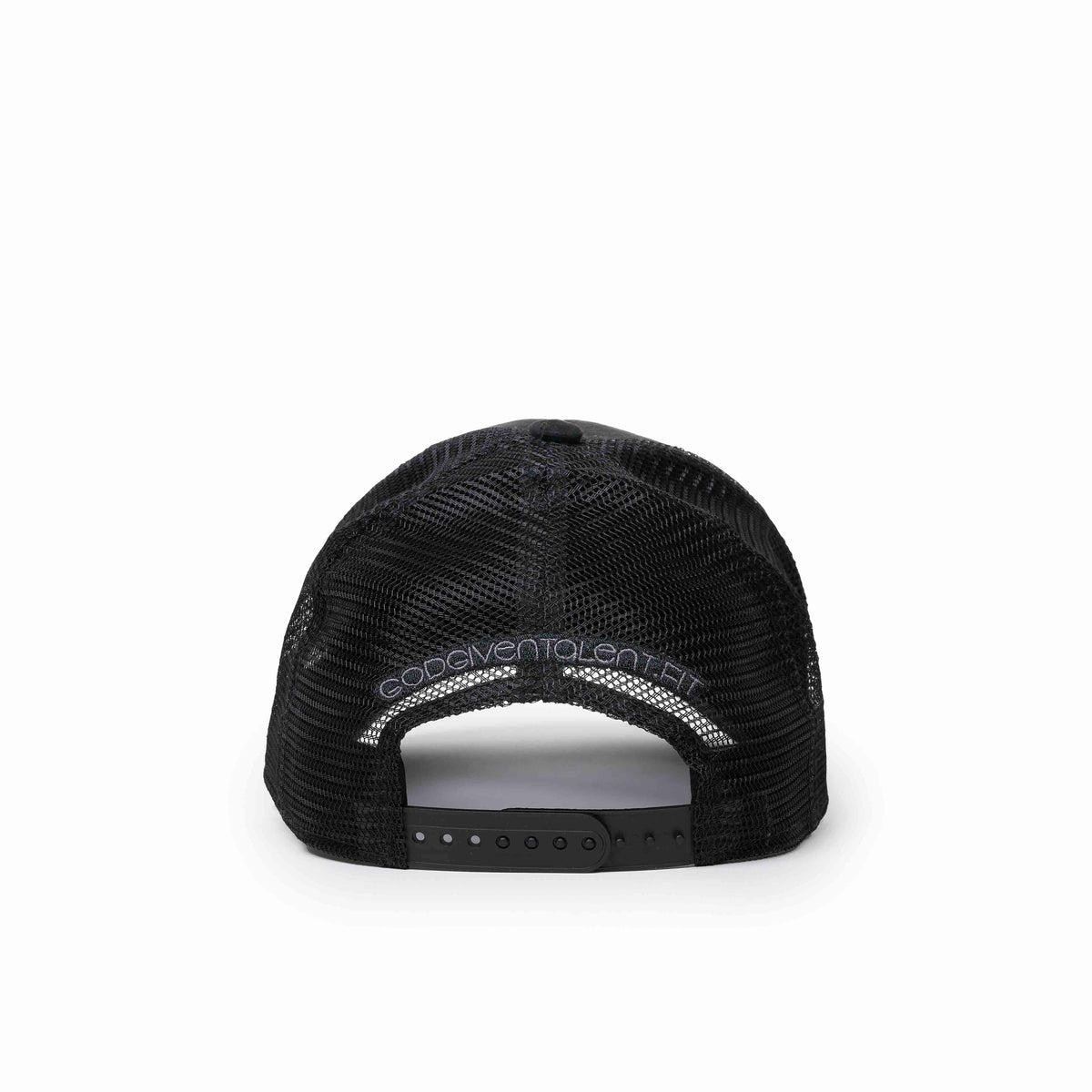 Black Suede Mesh Hat