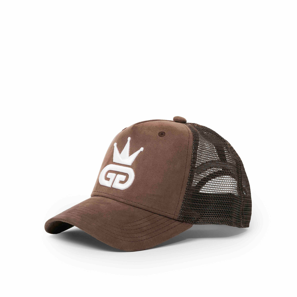 Caramel Brown Suede Mesh Hat
