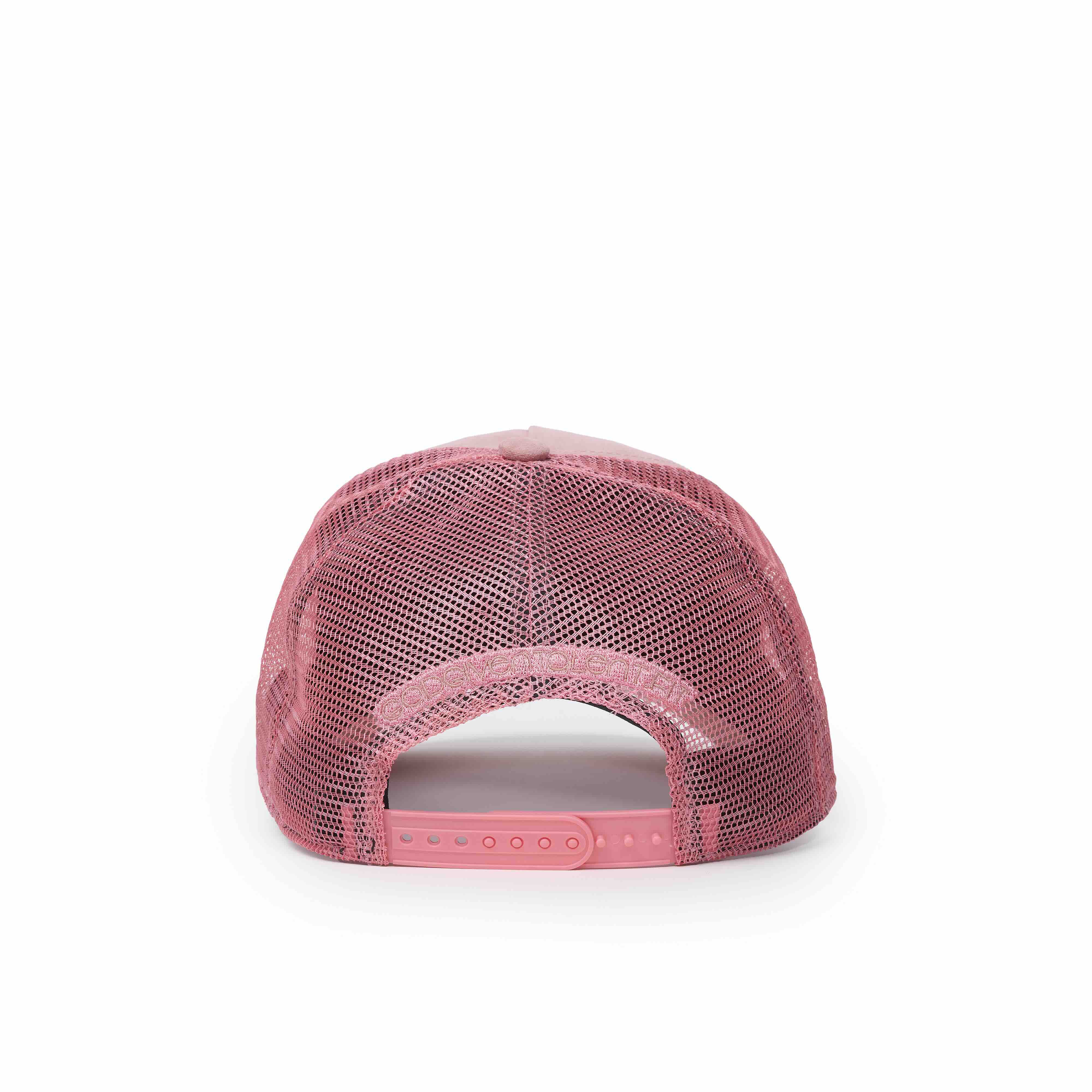 Pink Suede Mesh Hat