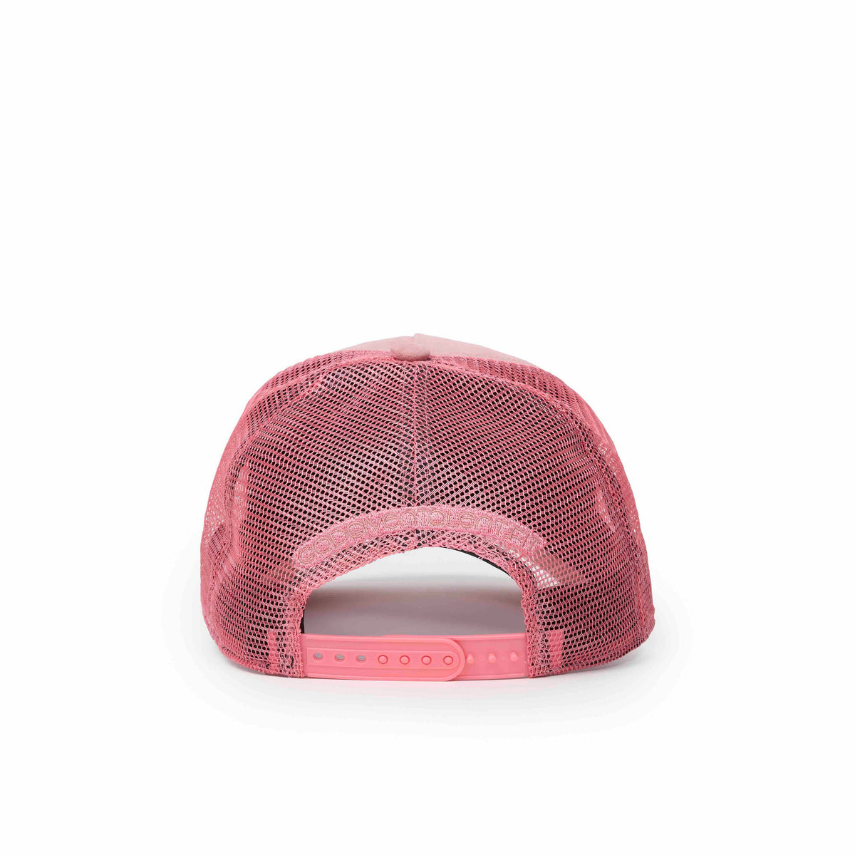 Pink Suede Mesh Hat