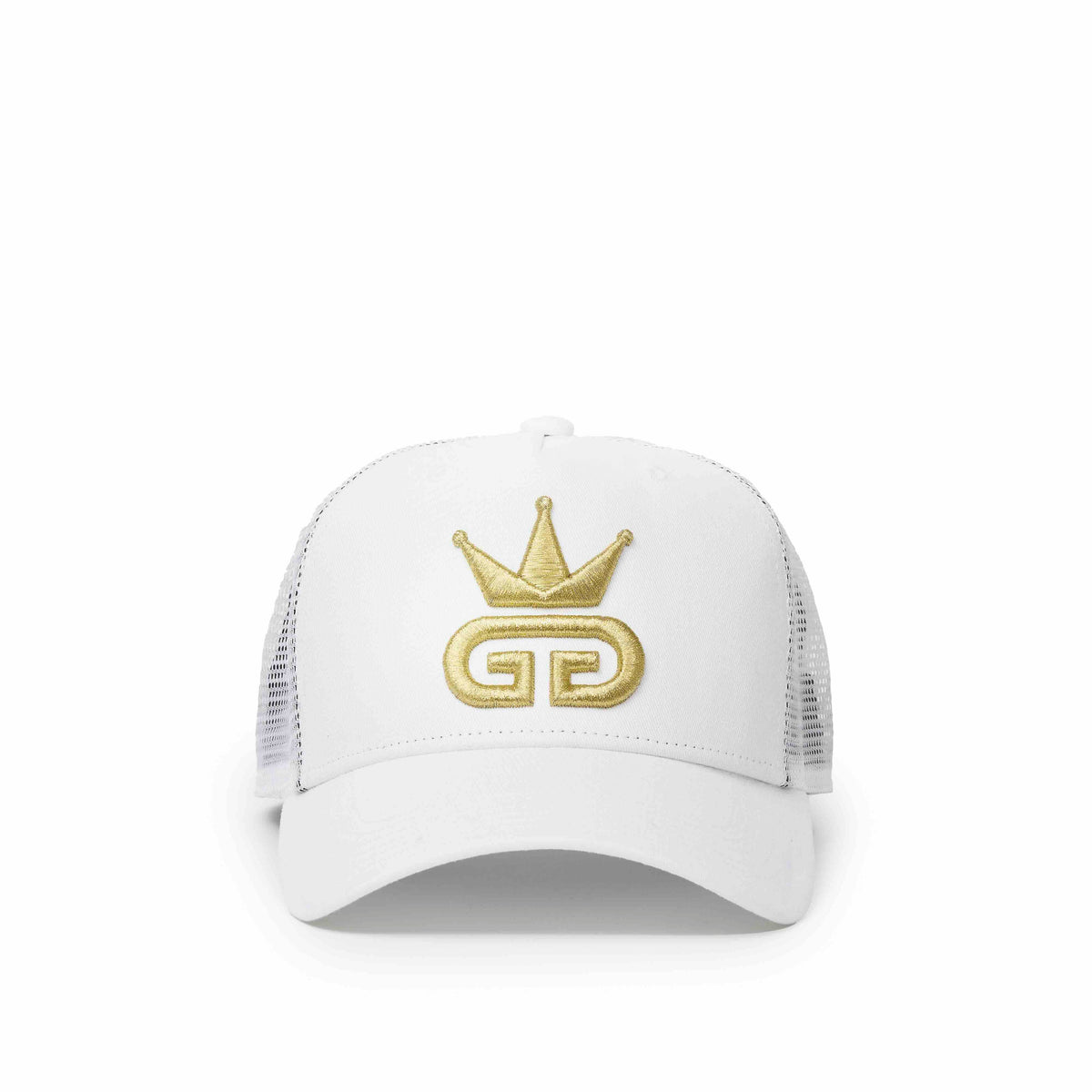 White Cotton Mesh Hat