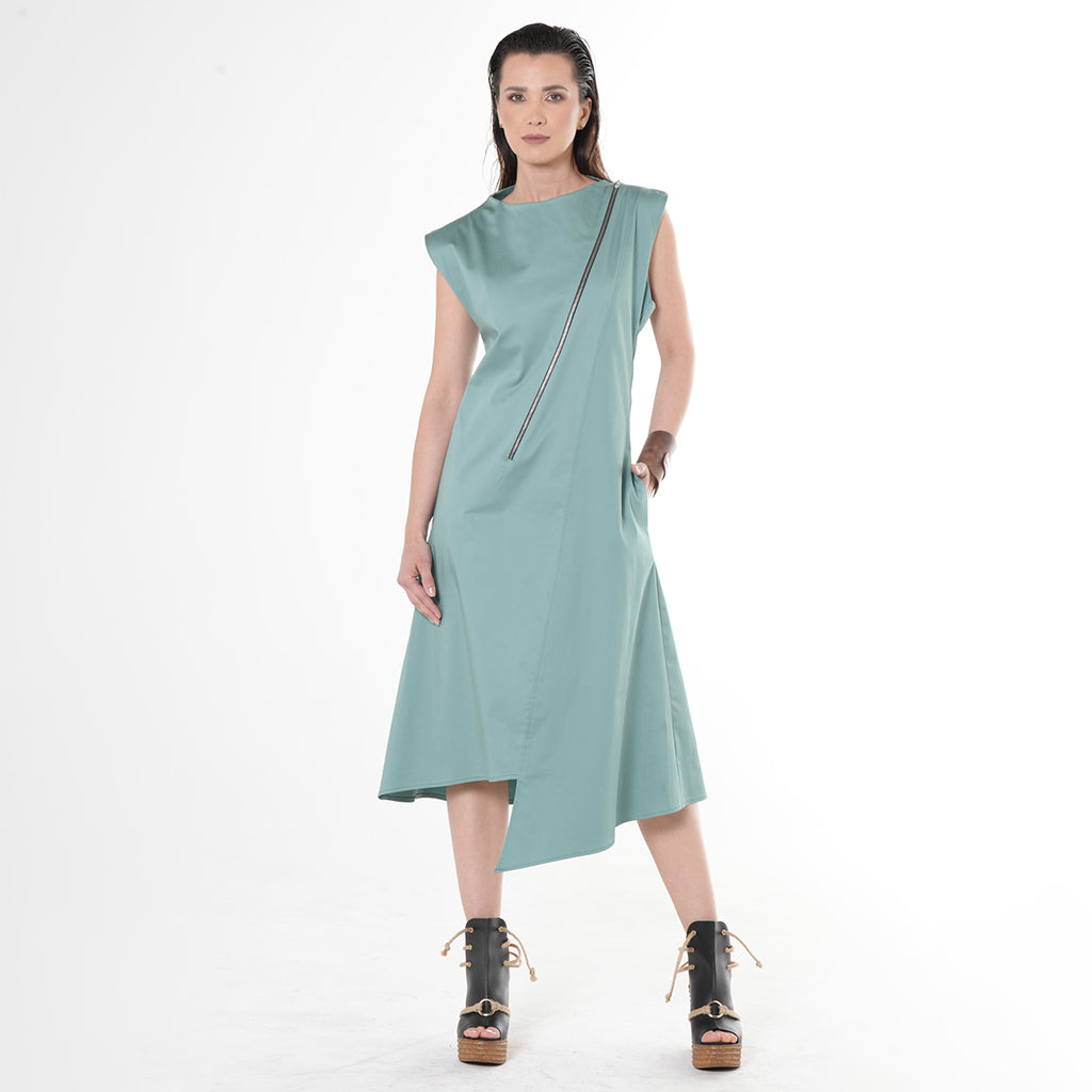 METAMORPHOZA - Midi Mint Dress, buy at DOORS NYC