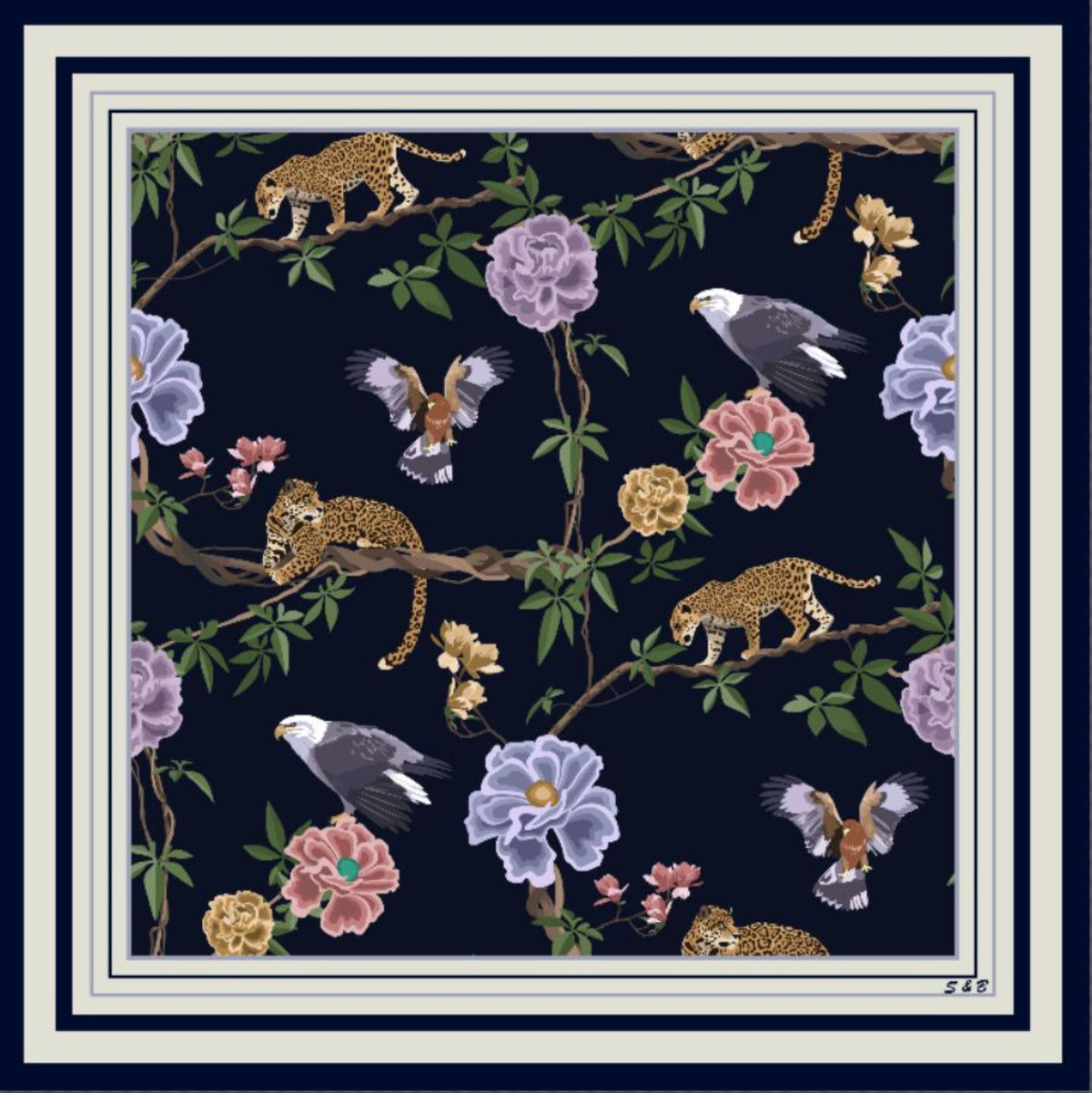 Midnight Safari Scarf