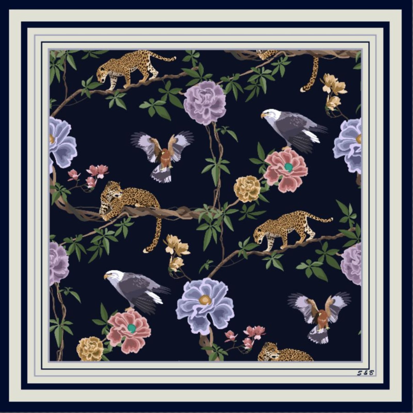 Midnight Safari Scarf