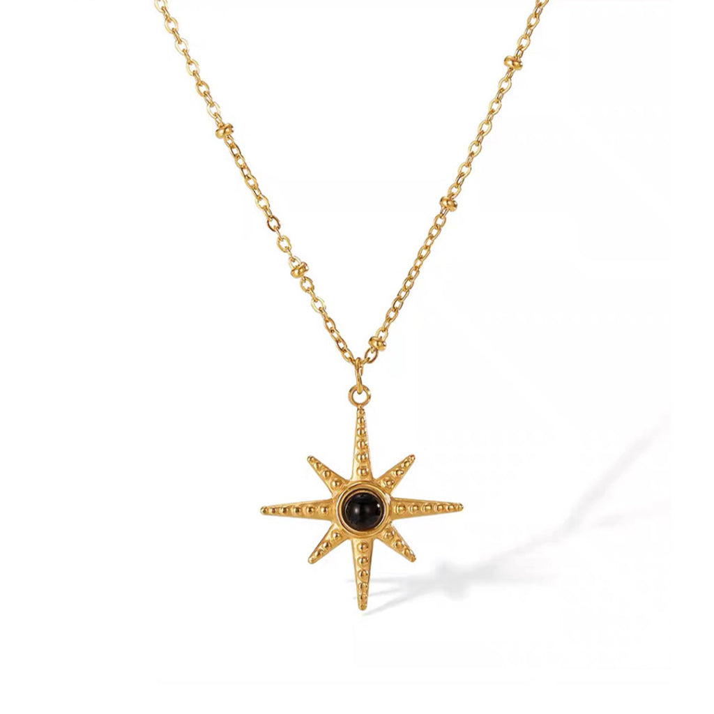 CELOVIS - Midnight Star Pendant Necklace | Gold, buy at DOORS NYC