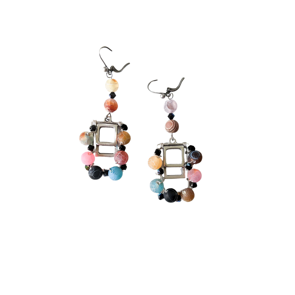 JACX CARTER DESIGNS - Multicolor Gumball Hoops buy at DOORS NYC