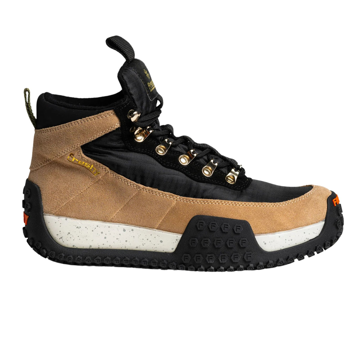 FRESHY - Navigator High-Top Sneakers | Tan at DOORS NYC  