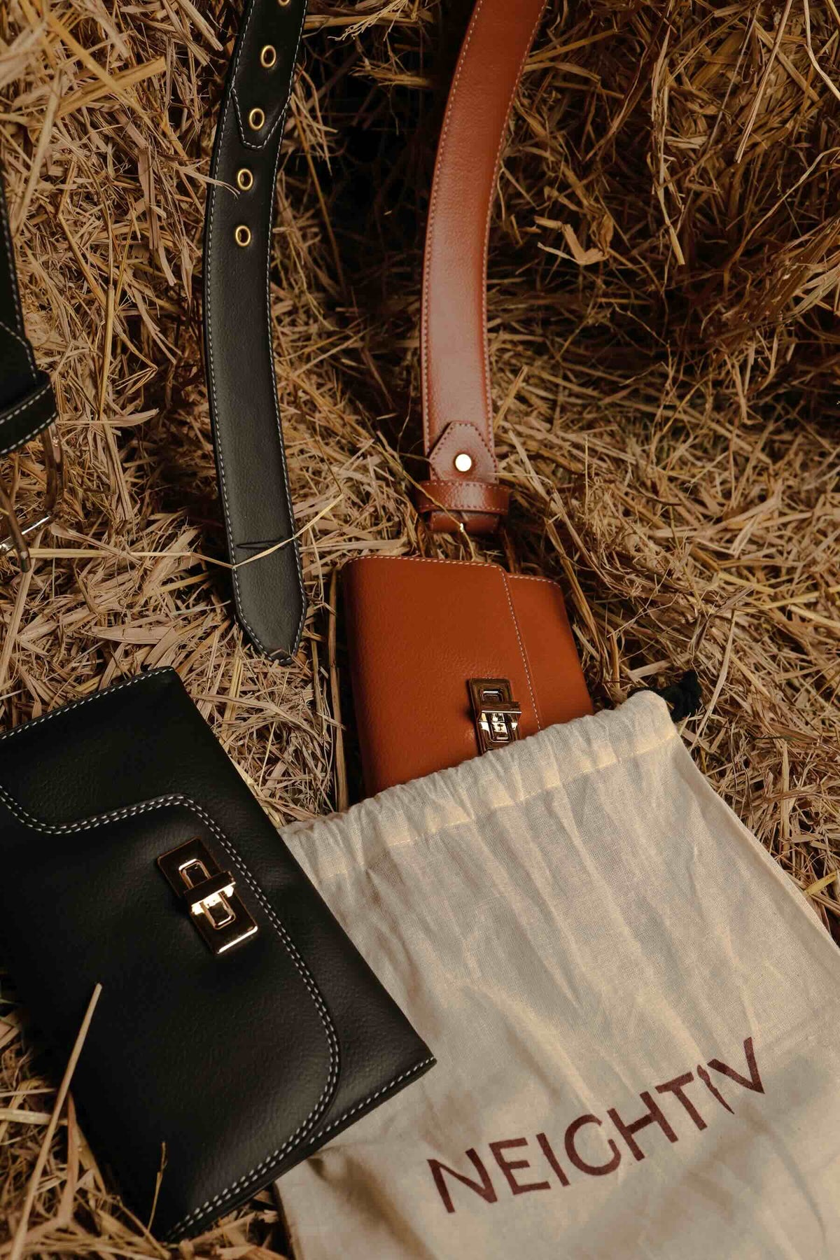 Saddle Hour Bag Black
