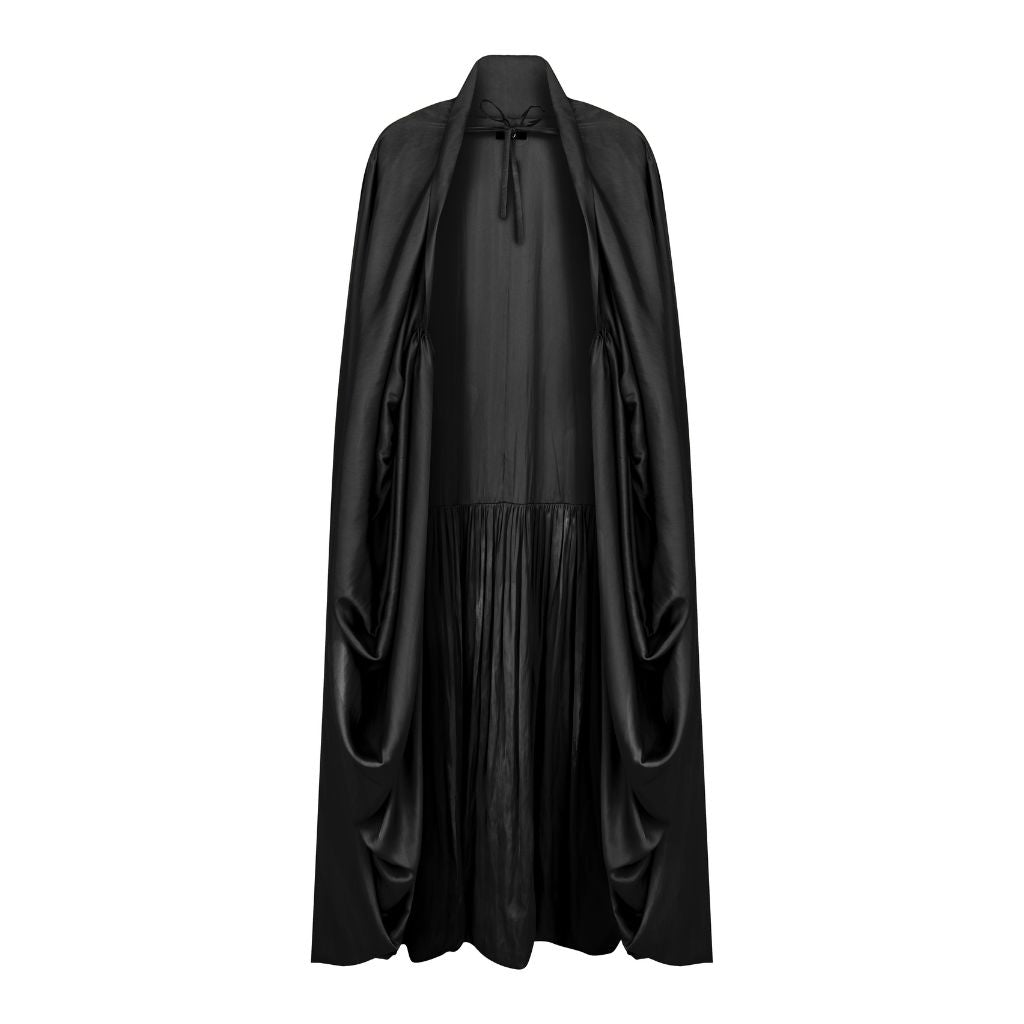 NU LONDON - Cape Jacket  | Black, buy at DOORS NYC