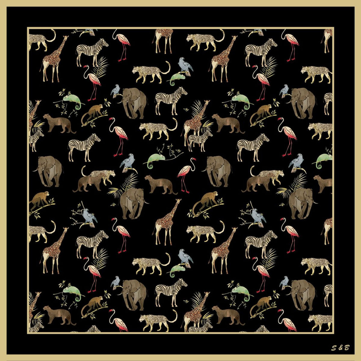 Noir Safari Scarf