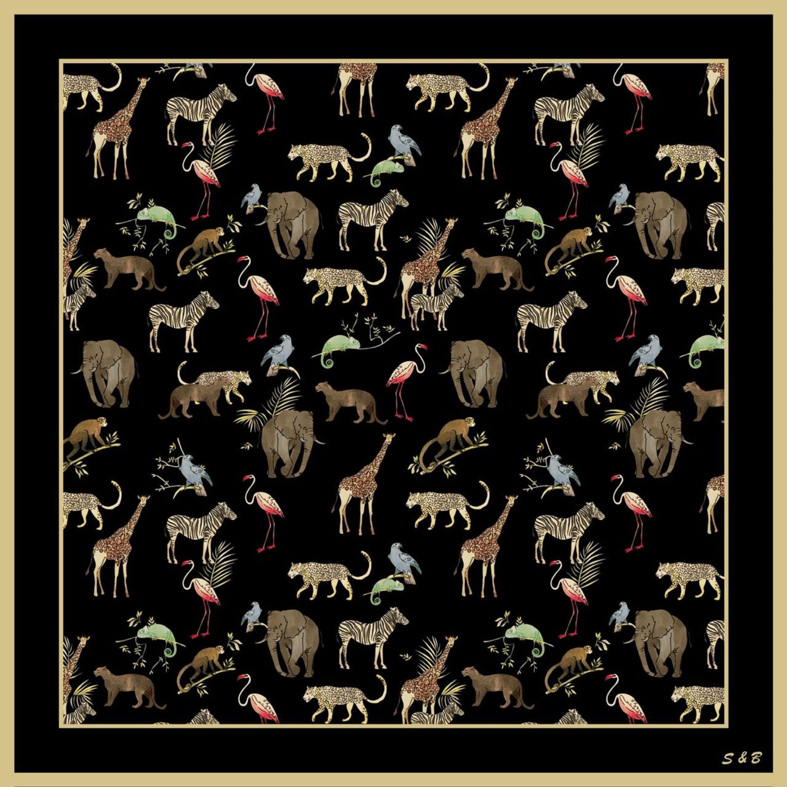 Noir Safari Scarf
