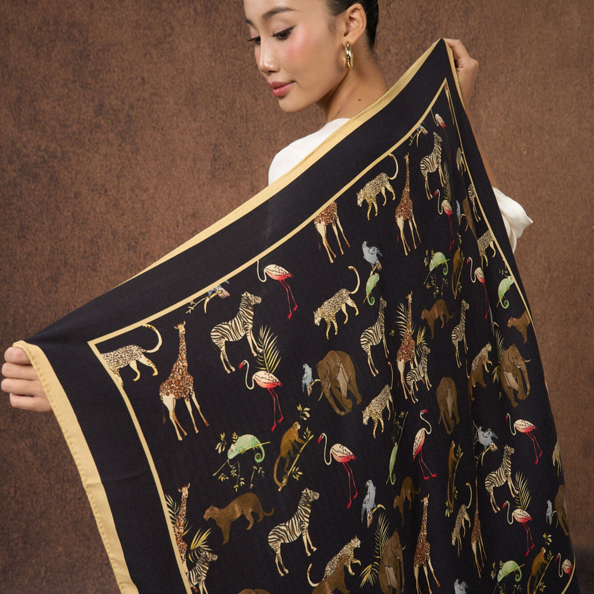 Noir Safari Scarf