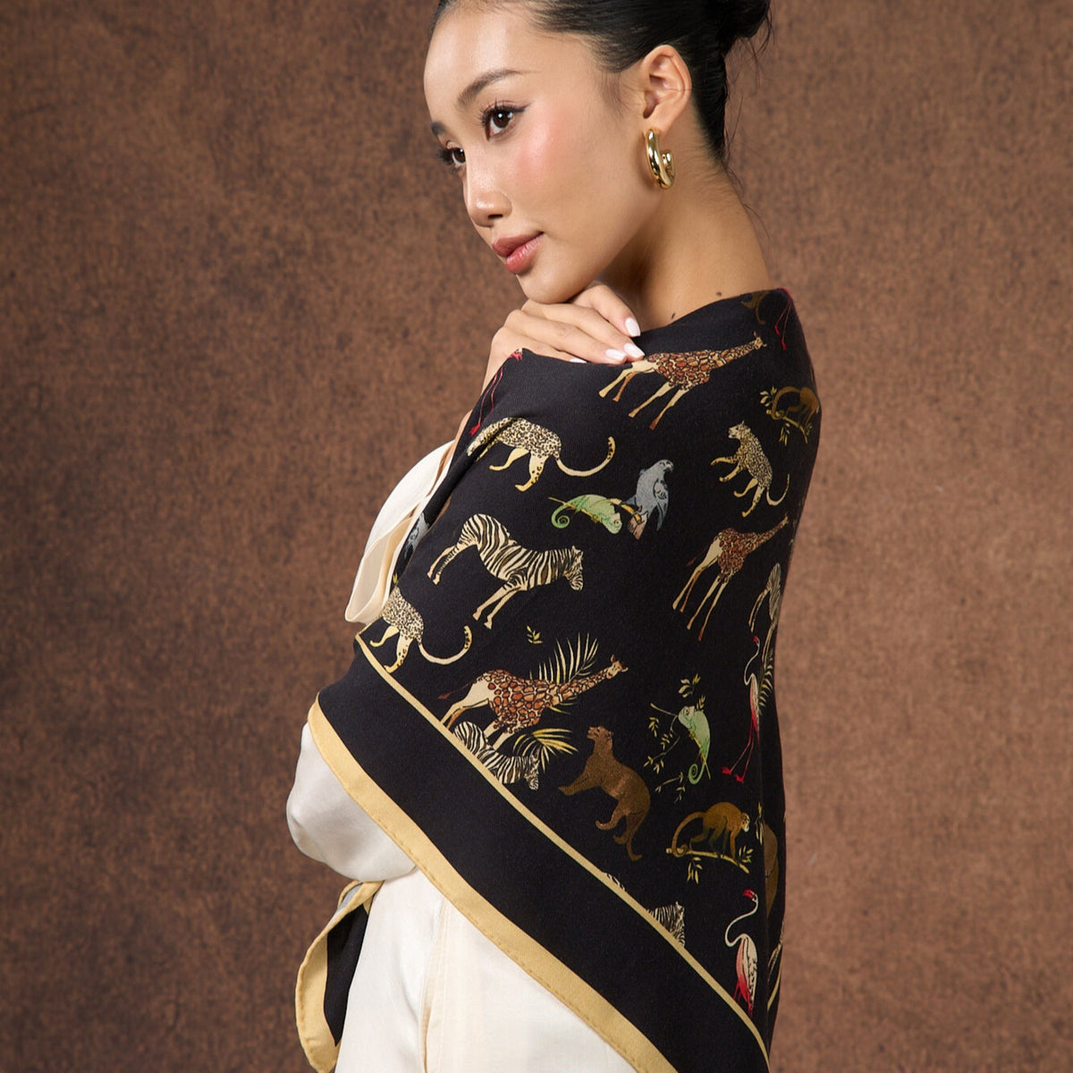 Noir Safari Scarf