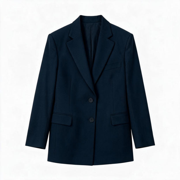 Notched Jacket | Navy