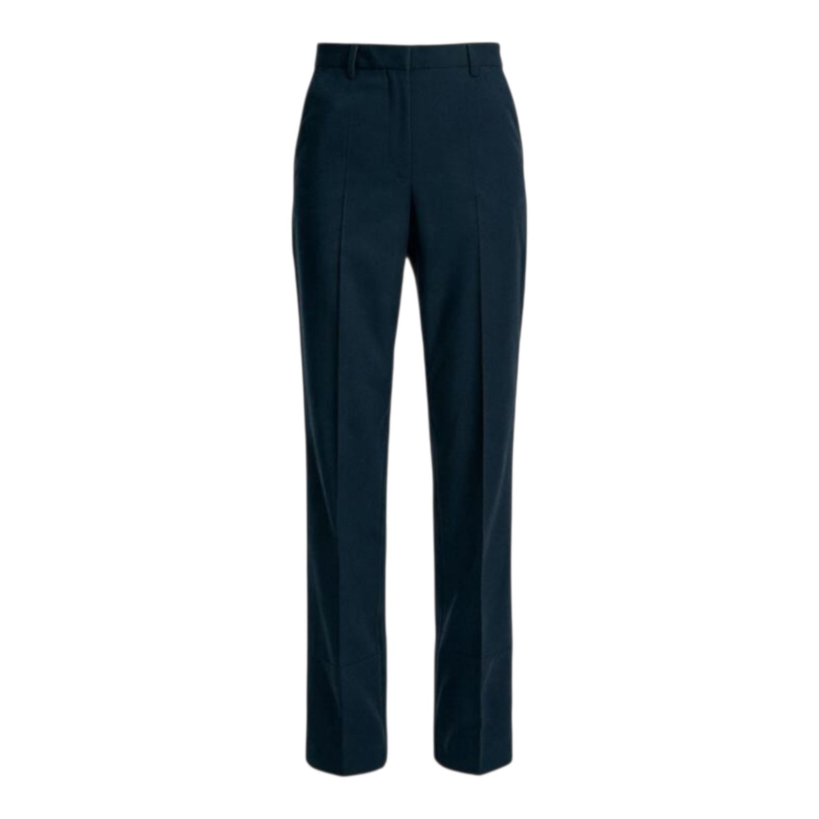 ZHYUN.K navy wool tailored trousers, women's suiting pants, buy at DOORS NYC