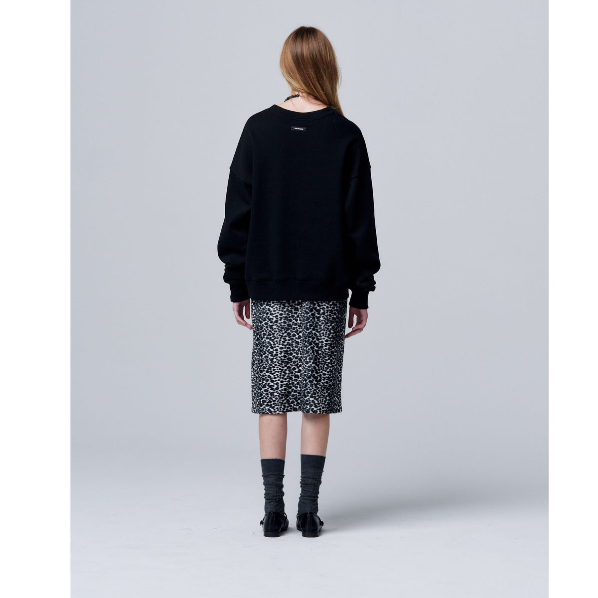 Vintage Ball Sweatshirt with Ribbed Hem