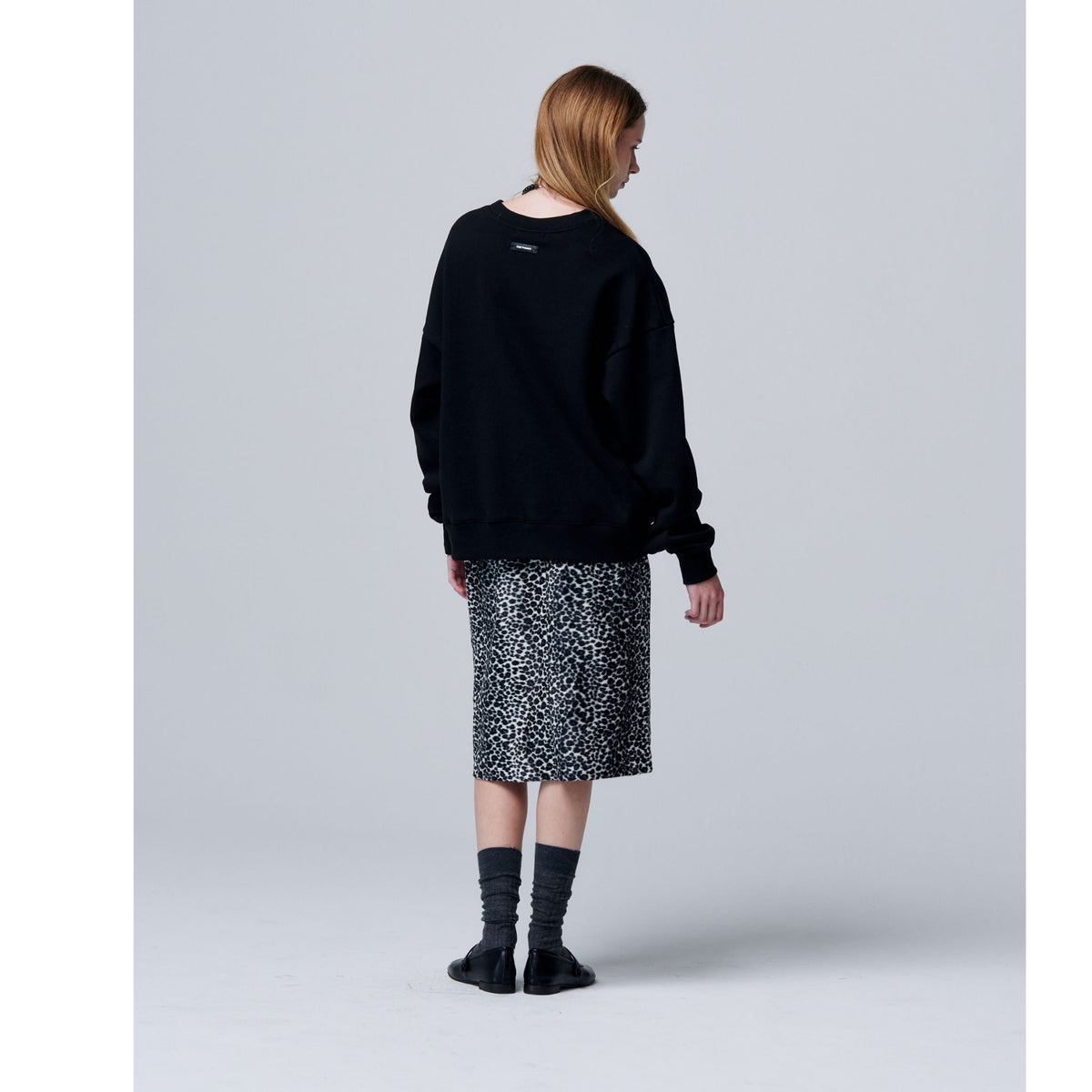 Vintage Ball Sweatshirt with Ribbed Hem