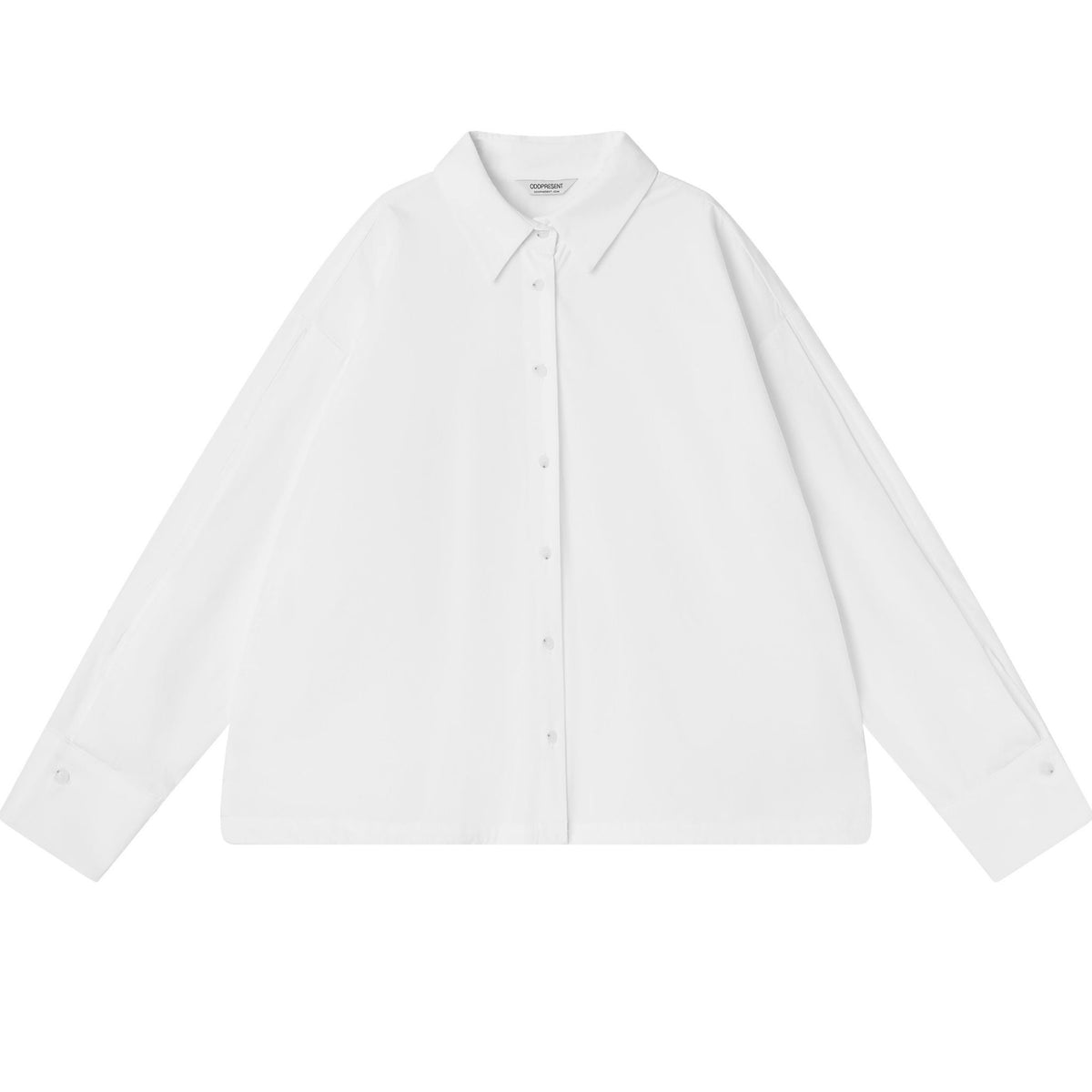 White shirt on a white background