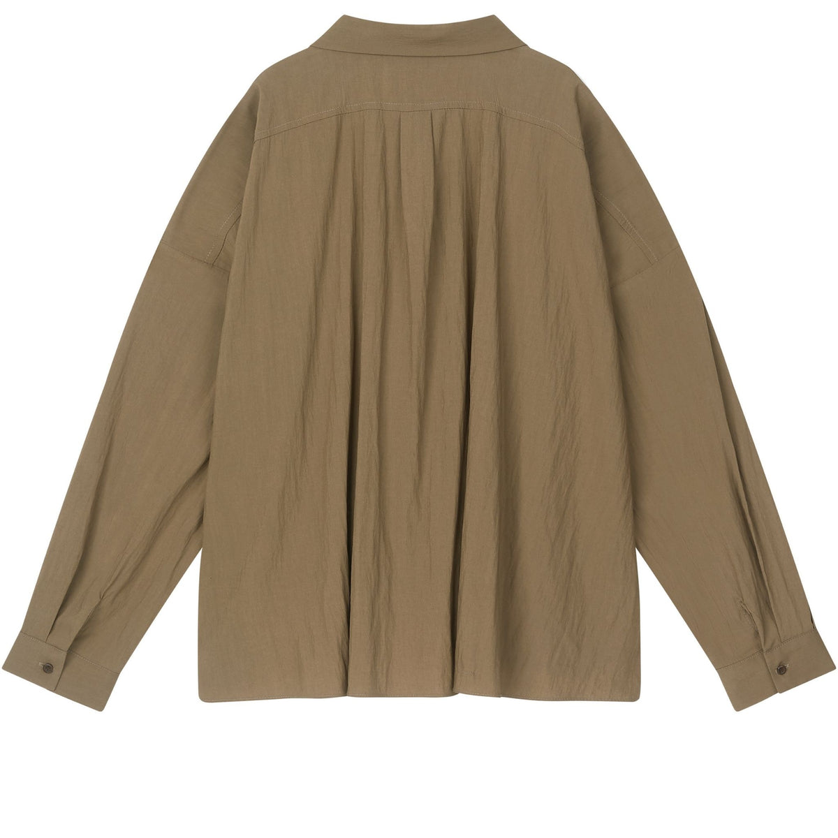 Brown shirt on a white background