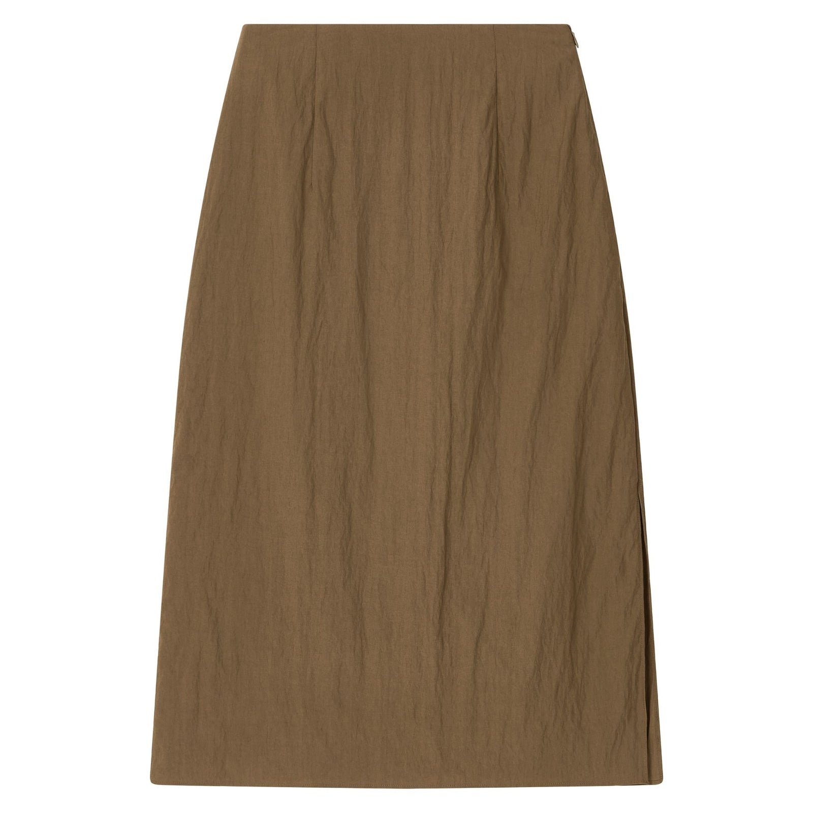 Brown skirt on a white background