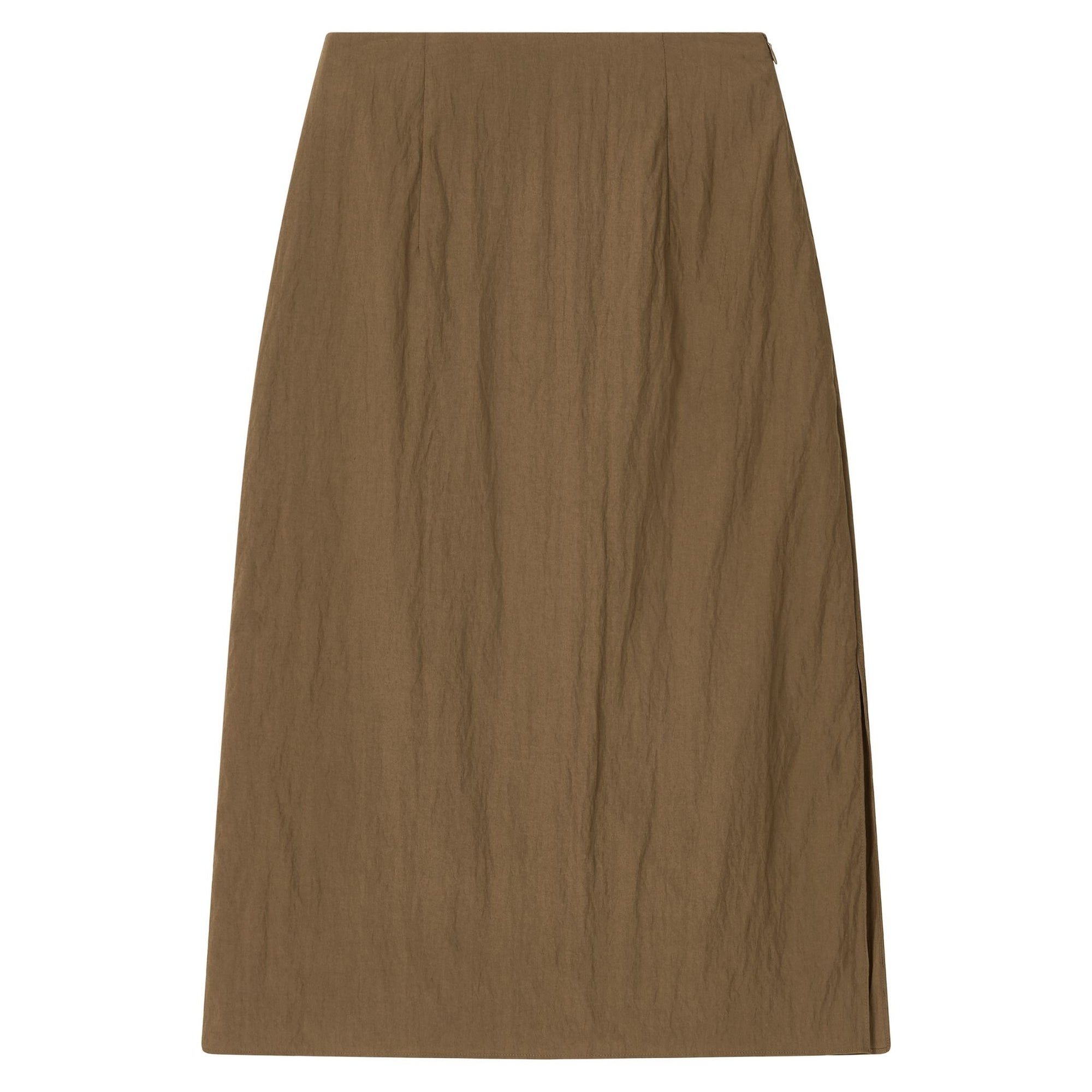 Brown skirt on a white background