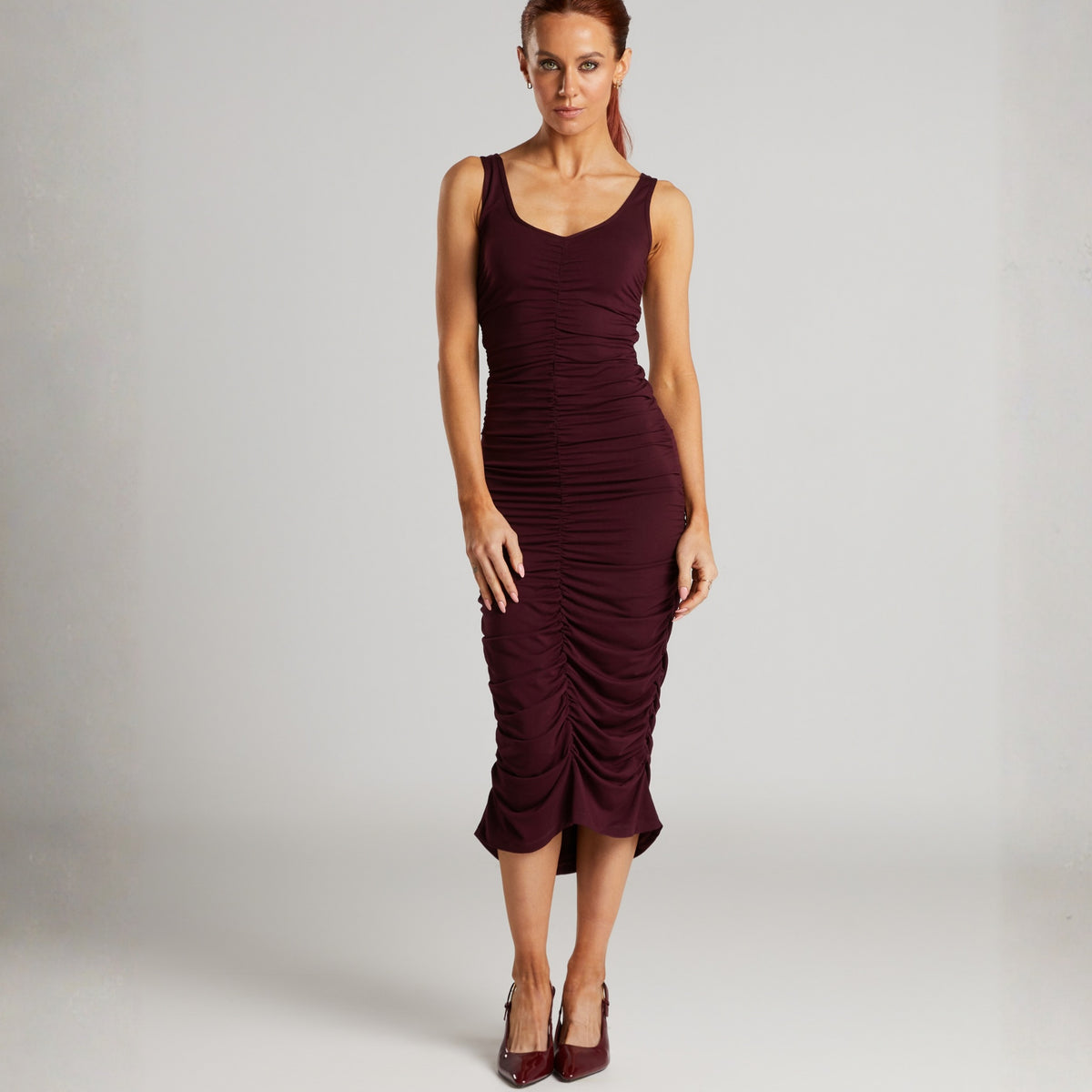 Olera Singlet Dress – Blackberry