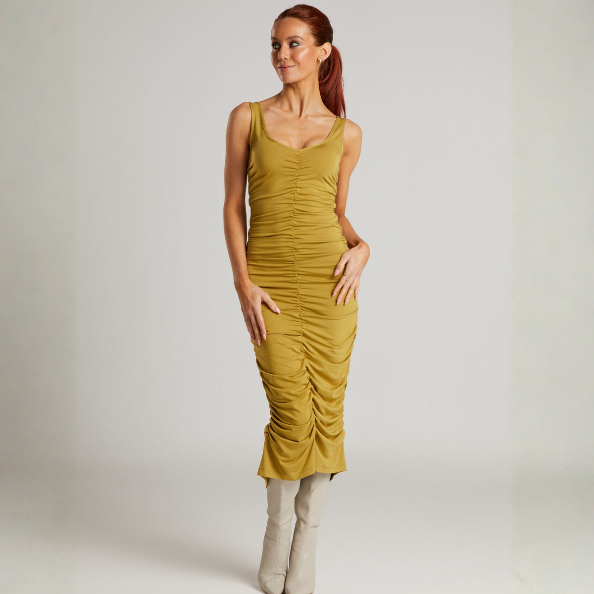 Olera Singlet Dress – Sahara