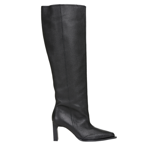 Olia Knee High Long Boots  | Black
