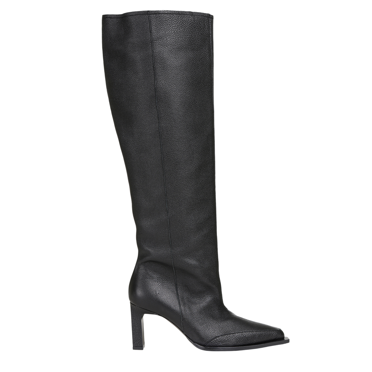 Olia Knee High Long Boots  | Black
