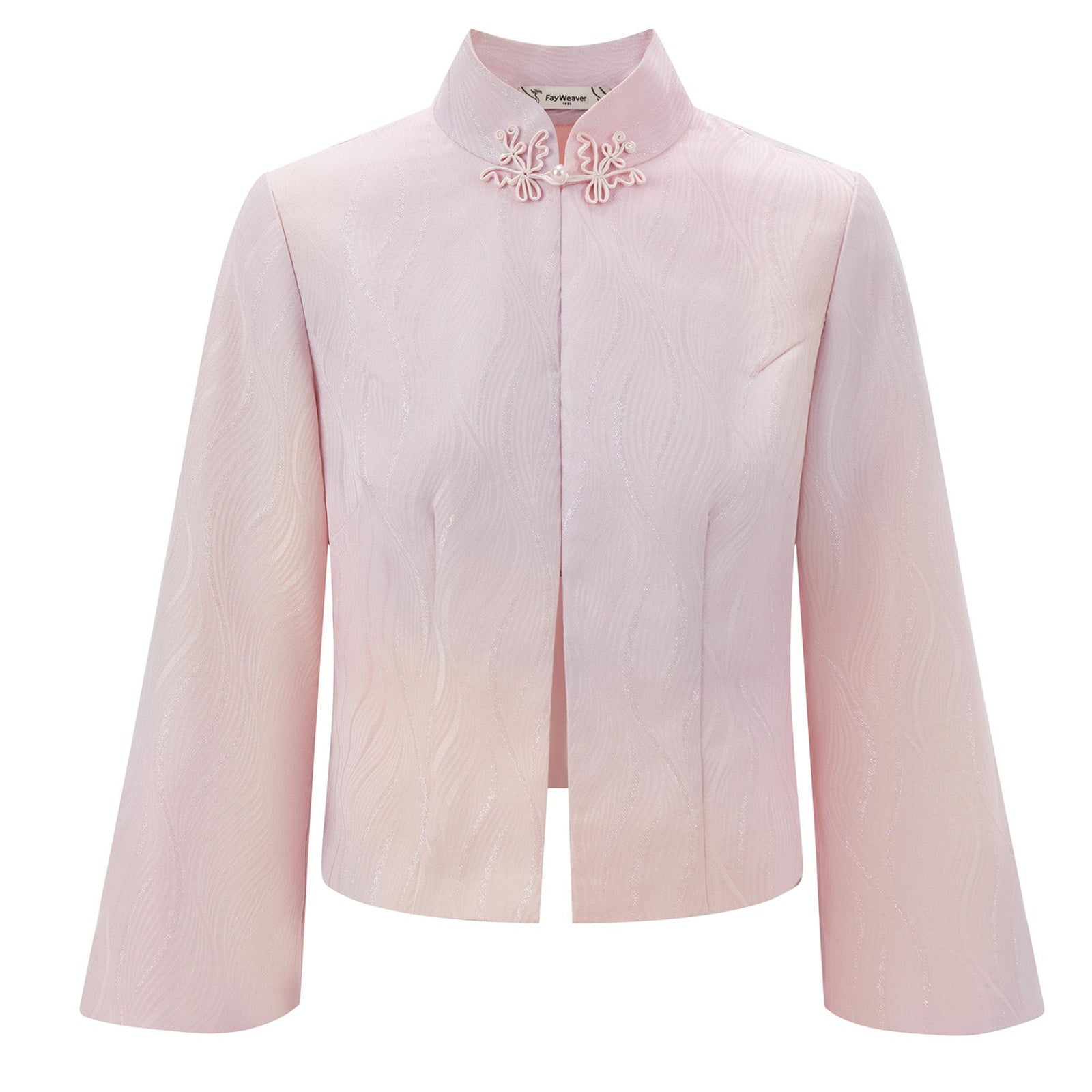 Ombre Pink Bell Sleeve Jacket