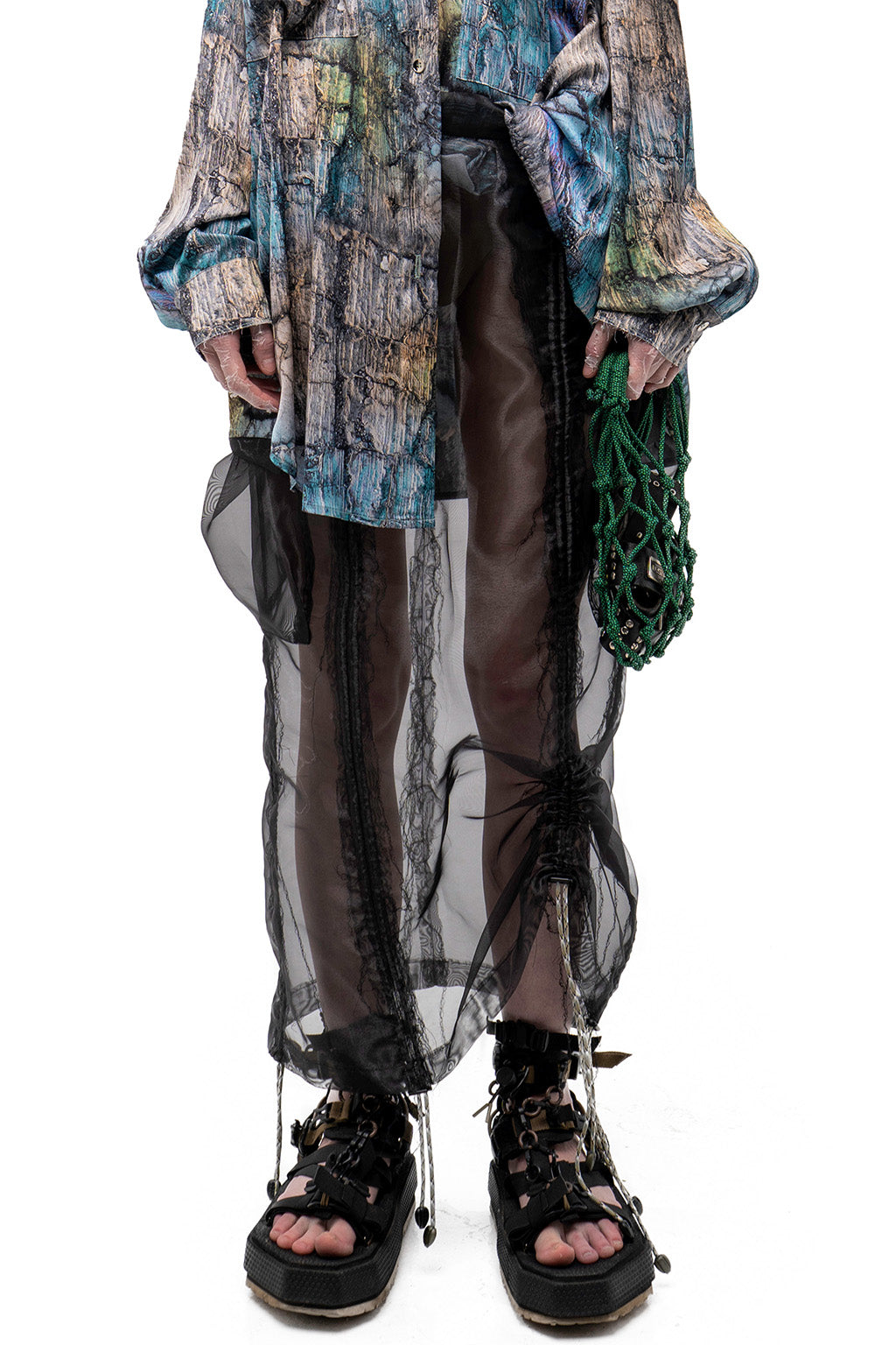 MASHAT -Organza Black Skirt, buy at doors. nyc