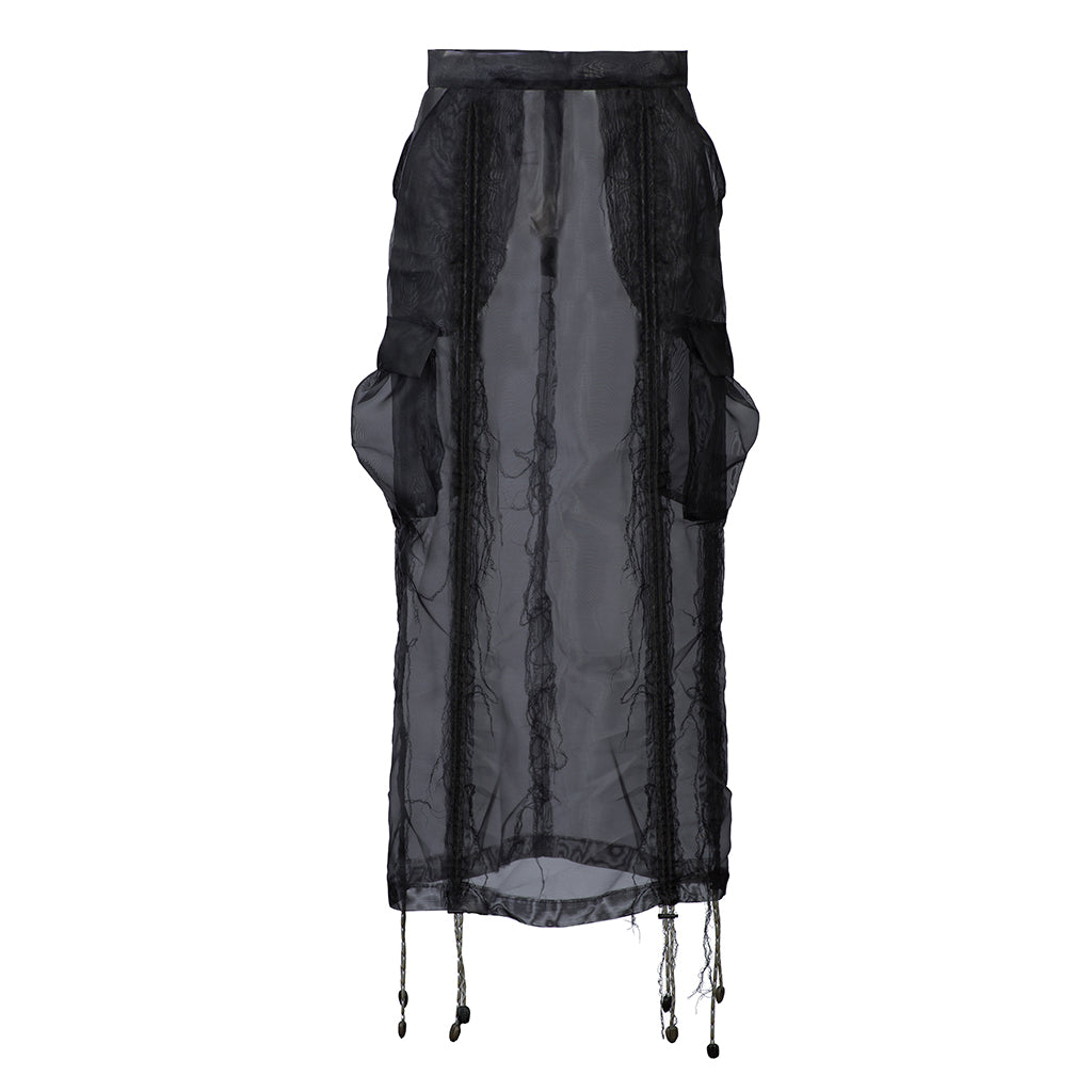 MASHAT -Organza Black Skirt, buy at doors. nyc