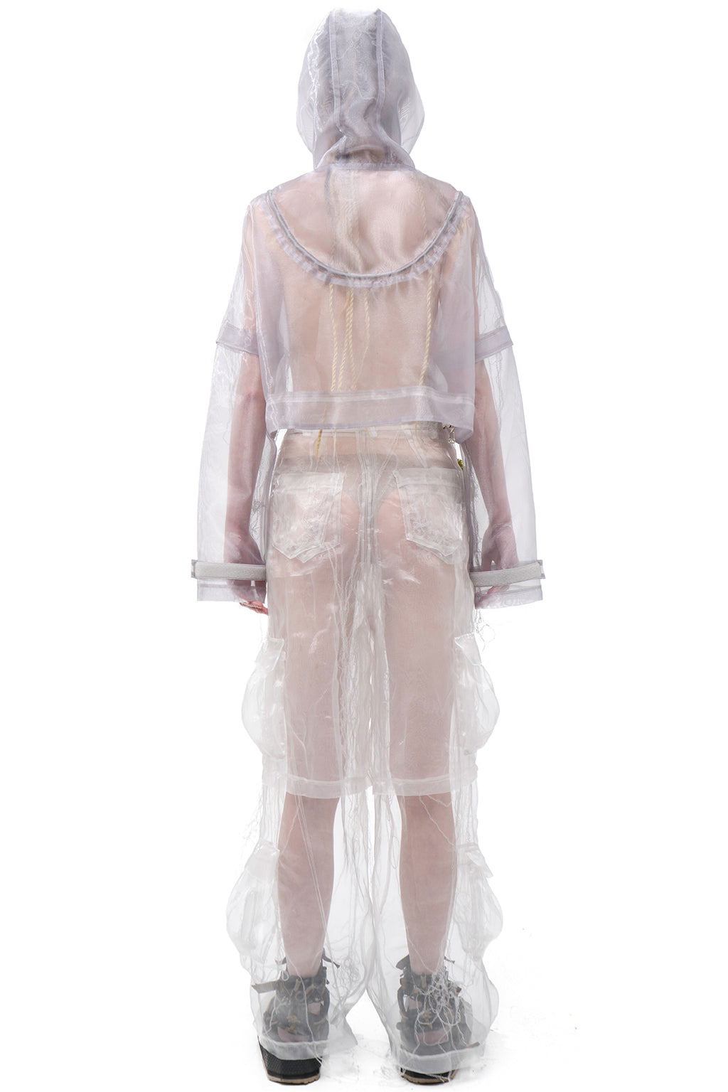 MASHAT - Organza White Pants, buy at doors. nyc
