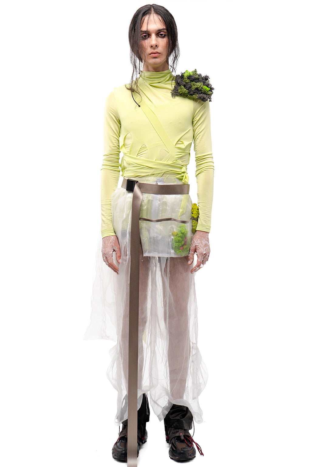 MASHAT - Organza White Pants, buy at doors. nyc