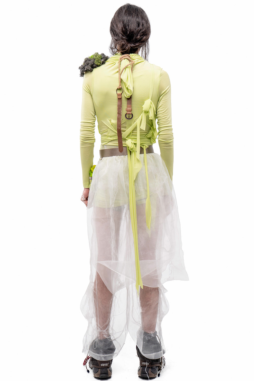 MASHAT - Organza White Pants, buy at doors. nyc