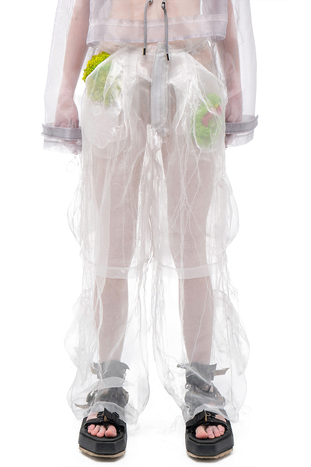 MASHAT -Organza White Shorts, buy at doors. nyc